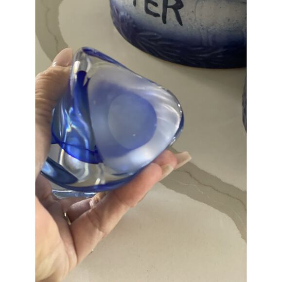 Handblown Glass Candle Holders - Picture 2 of 2